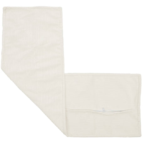 Vidaxl kussensloop 2 st houten crèmekleurig 40 x 145 cm corduroy