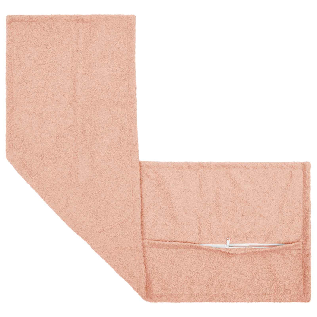 Vidaxl kussensloop 2 pcs houten roze 40 x 145 cm bouclé