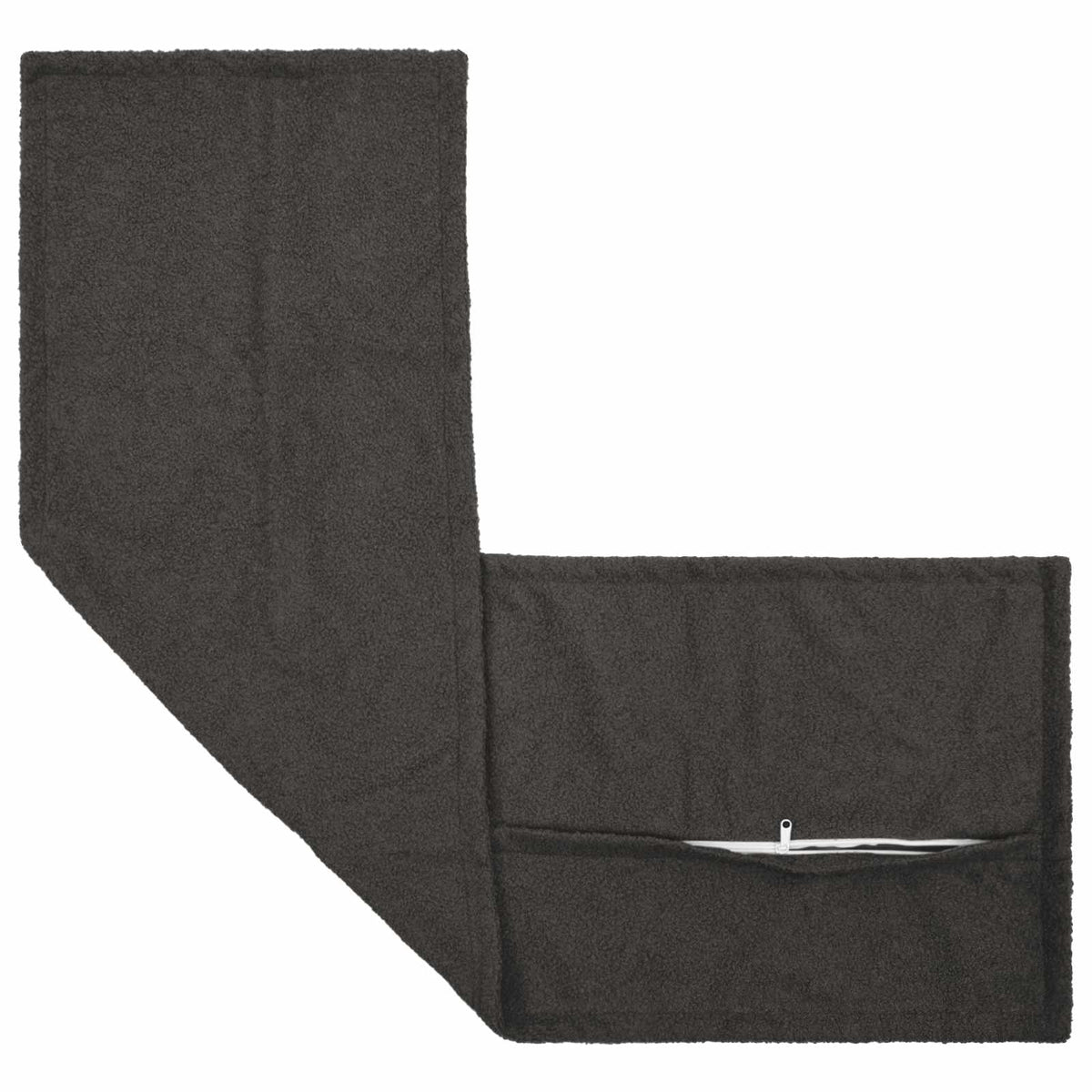 Vidaxl kussensloop 2 pcs houten donkergrijs 40 x 145 cm bouclé