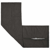 Vidaxl kussensloop 2 pcs houten donkergrijs 40 x 145 cm bouclé