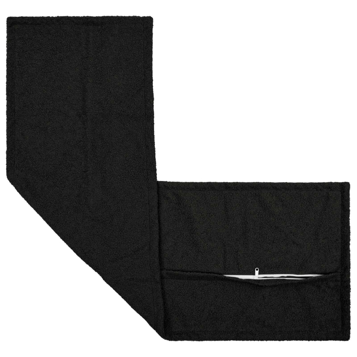 Vidaxl kussensloop 2 pcs houten zwart 40 x 145 cm bouclé