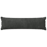 Vidaxl kussensloop houten antracietkleurig 40 x 145 cm