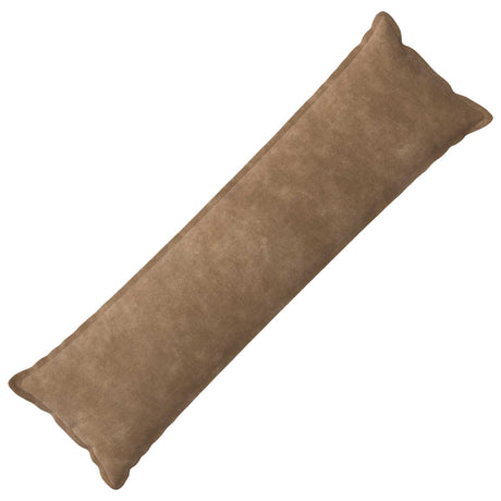 Vidaxl kussensloop houten taupe 40 x 145 cm microfiber fleece