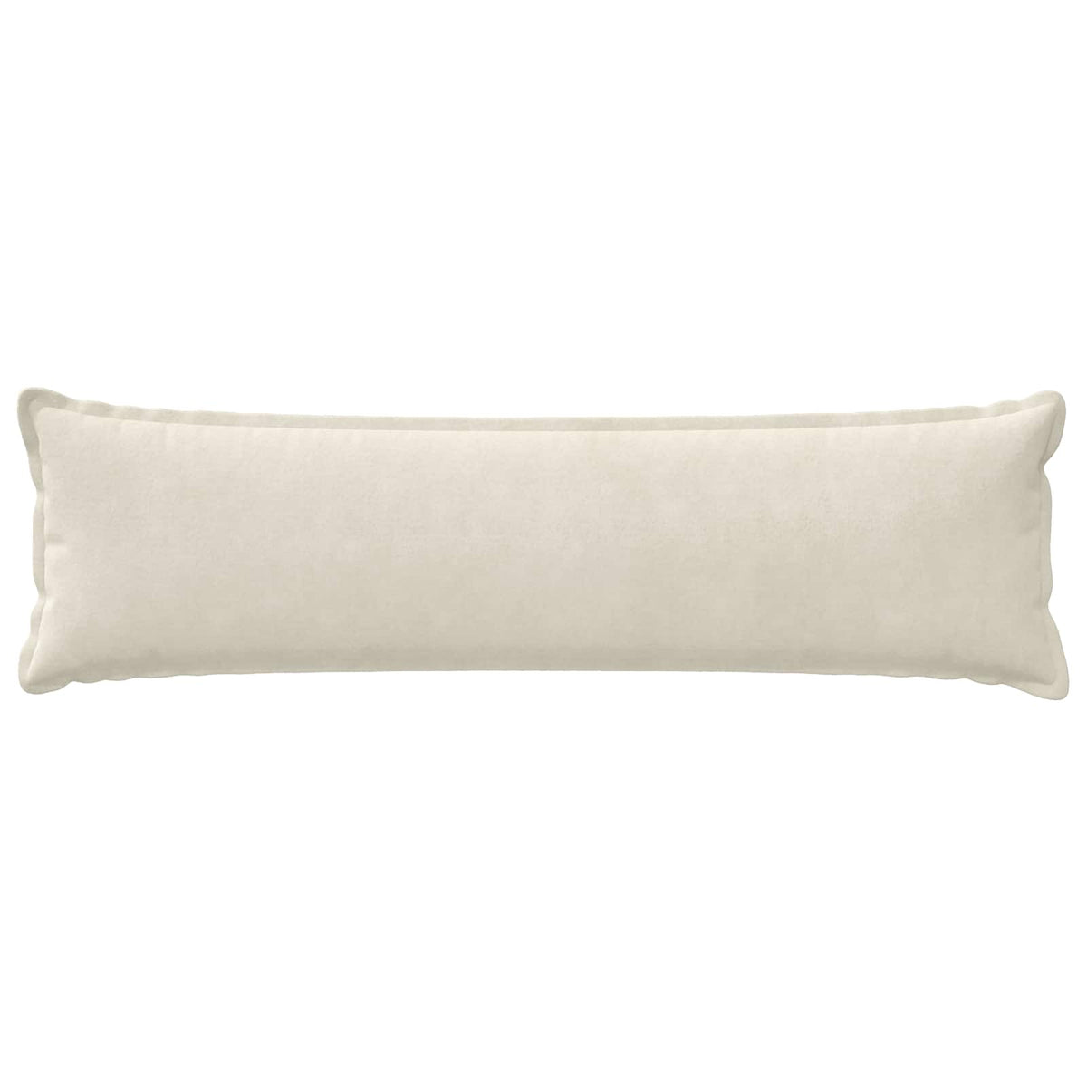 Vidaxl kussensloop houten crèmekleurig 40 x 145 cm microfiber fleece