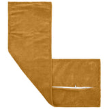 Vidaxl kussensloop 2 pcs houten geel 40 x 145 cm microfiber fleece