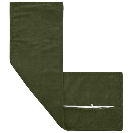 Vidaxl kussensloop houten groen 40 x 145 cm microfiber fleece