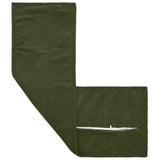 Vidaxl kussensloop 2 pcs houten groen 40 x 145 cm microfiber fleece