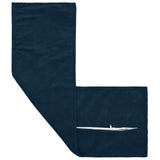 Vidaxl kussensloop houten blauw 40 x 145 cm microfiber fleece