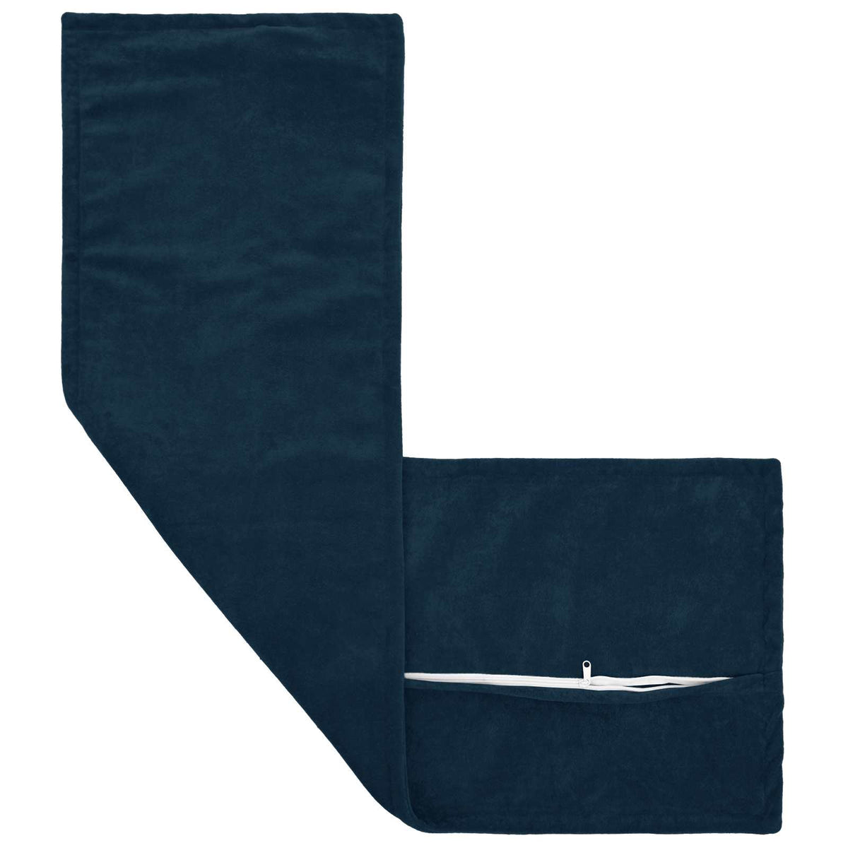 Vidaxl kussensloop 2 pcs houten blauw 40 x 145 cm microfiber fleece