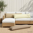 Vidaxl kussensloop houten beige 40 x 145 cm polyester