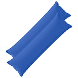 Vidaxl kussensloop 2 st houten koninklijk blauw 40 x 145 cm polyester