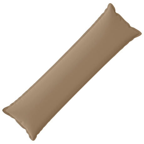 Vidaxl kussensloop houten taupe 40 x 145 cm polyester