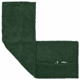 Vidaxl kussensloop 2 pcs houten donkergroen 40 x 145 cm bouclé