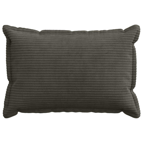 Vidaxl kussensloop 6 st houten antraciet 40 x 60 cm corduroy