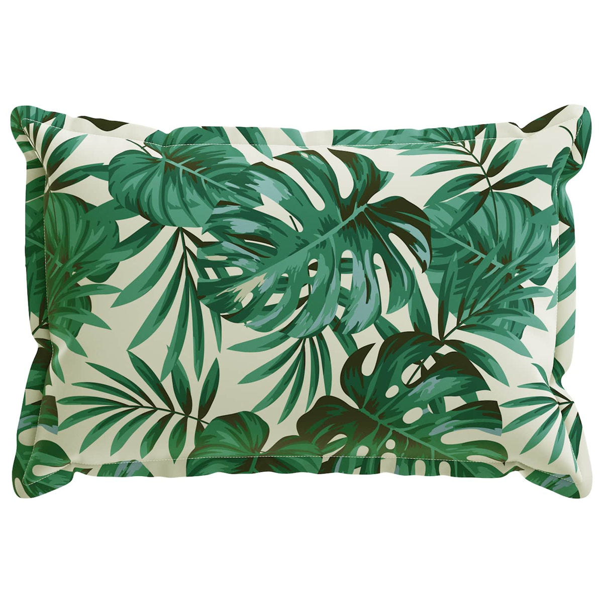 Vidaxl kussensloop 2 st houten bladpatroon 40 x 60 cm polyester