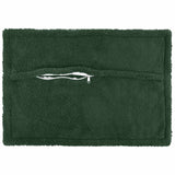 Vidaxl kussensloop 6 pcs houten donkergroen 40 x 60 cm bouclé