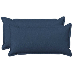 Vidaxl kussensloop 2 pcs houten blauw 40 x 70 cm faux linnen