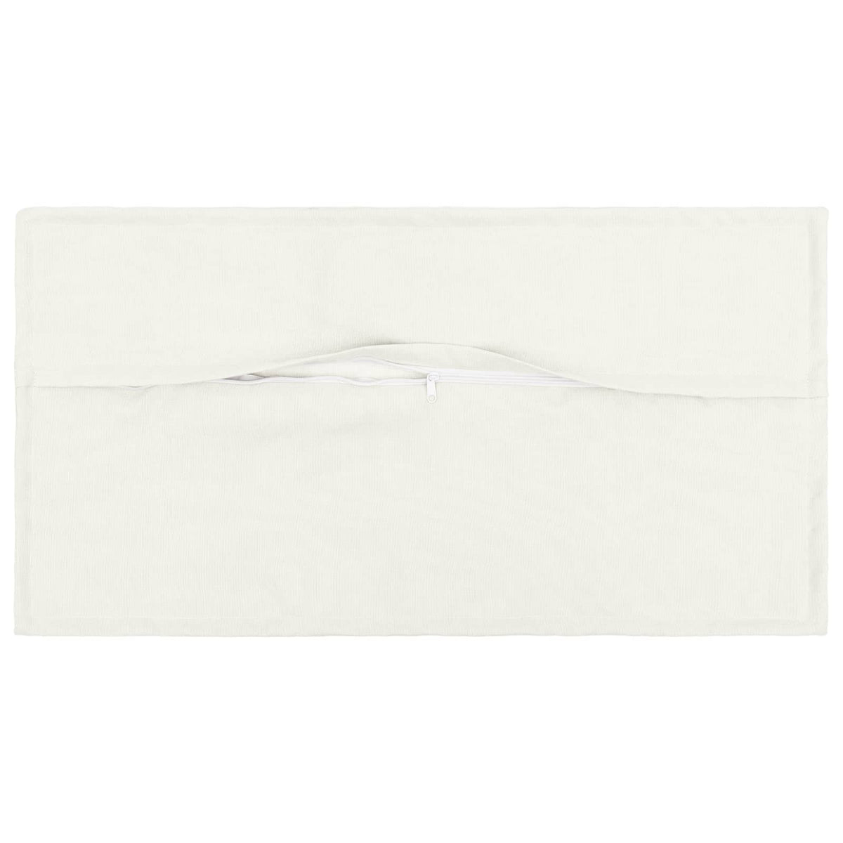 Vidaxl kussensloop 2 pcs houten wit 40 x 70 cm faux linnen