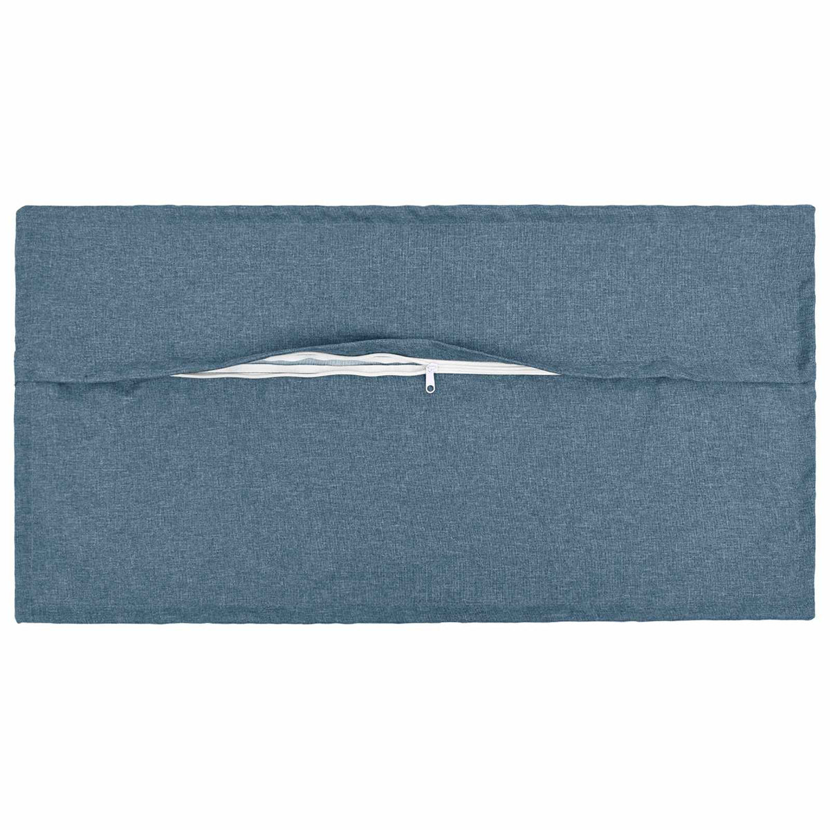 Vidaxl kussensloop 6 pcs houten jeans blauw 40 x 70 cm faux linnen