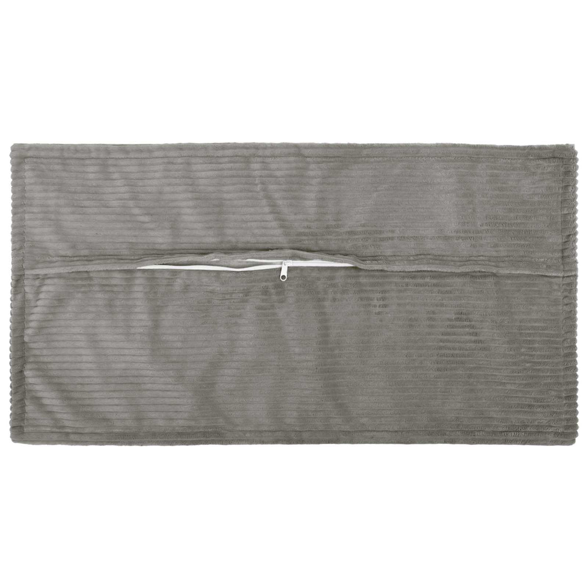 Vidaxl kussensloop 6 st houten lichtgrijs 40 x 70 cm corduroy