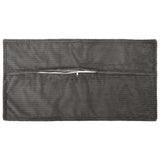 Vidaxl kussensloop 6 st houten donkergrijs 40 x 70 cm corduroy