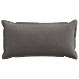 Vidaxl kussensloop 6 st houten donkergrijs 40 x 70 cm corduroy