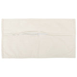 Vidaxl kussensloop 2 st houten crèmekleurig 40 x 70 cm corduroy
