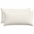 Vidaxl kussensloop 2 st houten crèmekleurig 40 x 70 cm corduroy