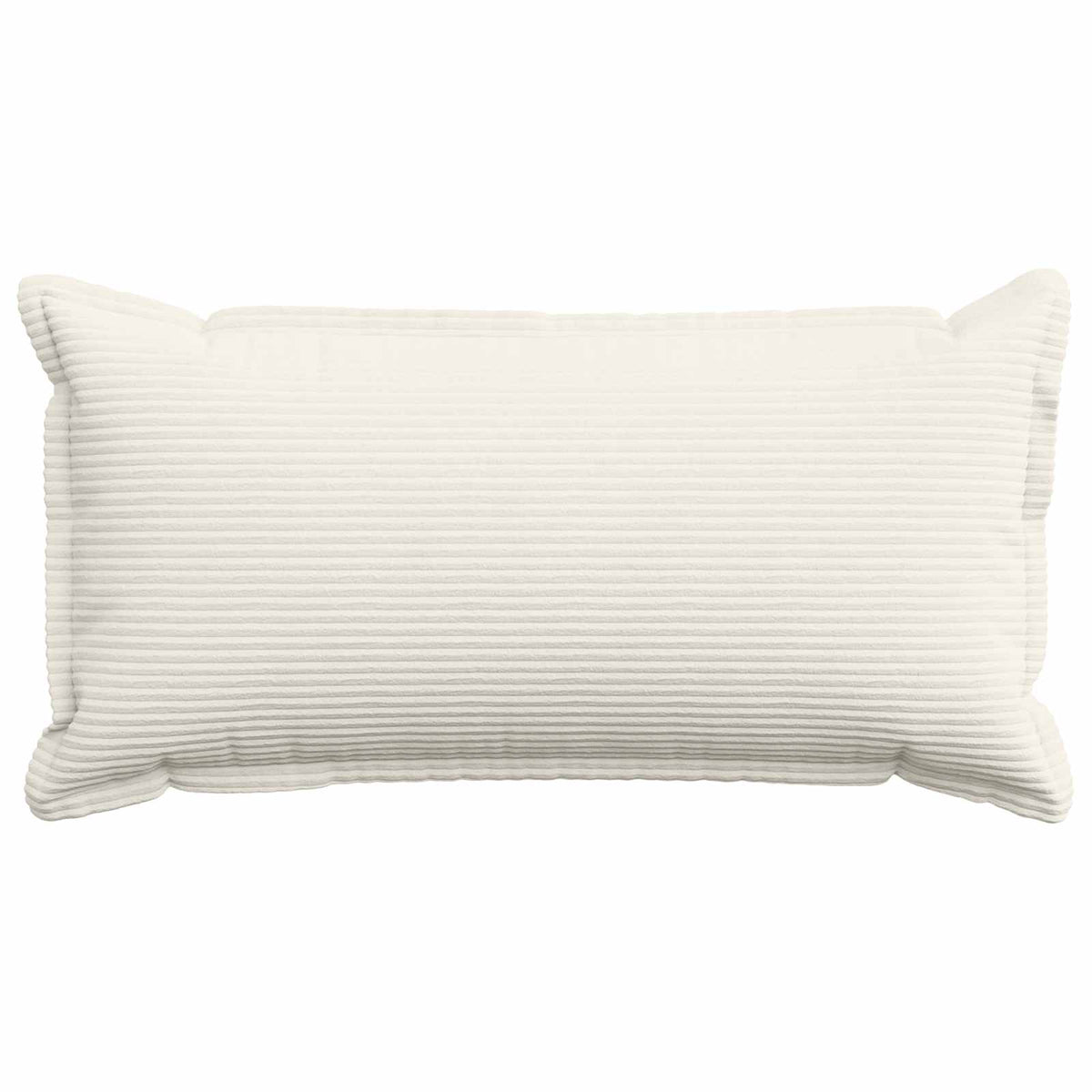 Vidaxl kussensloop 2 st houten crèmekleurig 40 x 70 cm corduroy