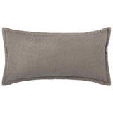 Vidaxl kussensloop 2 pcs houten lichtgrijs 40 x 70 cm bouclé