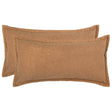Vidaxl kussensloop 2 pcs houten beige 40 x 70 cm bouclé