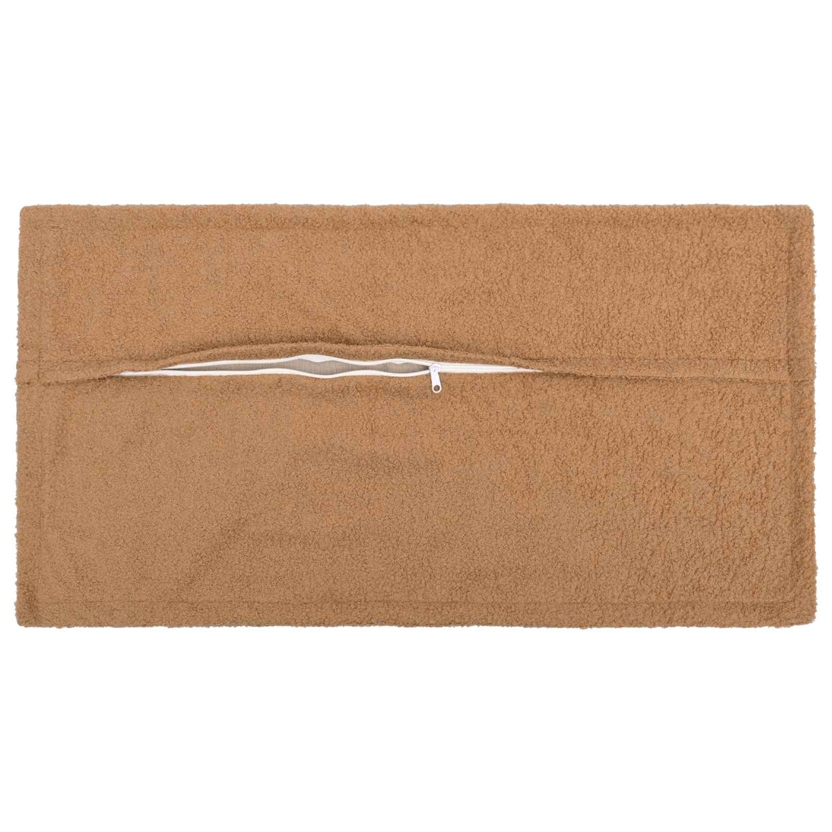 Vidaxl kussensloop 6 pcs houten beige 40 x 70 cm bouclé