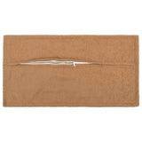 Vidaxl kussensloop 6 pcs houten beige 40 x 70 cm bouclé