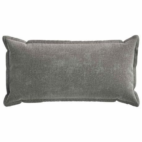 Vidaxl kussensloop 6 st houten donkergrijs 40 x 70 cm chenille stof