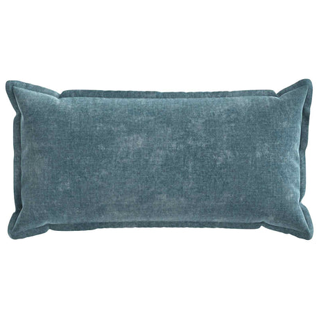 Vidaxl kussensloop 6 st houten blauw 40 x 70 cm chenille stof