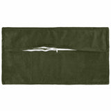 Vidaxl kussensloop 2 pcs houten groen 40 x 70 cm microfiber fleece