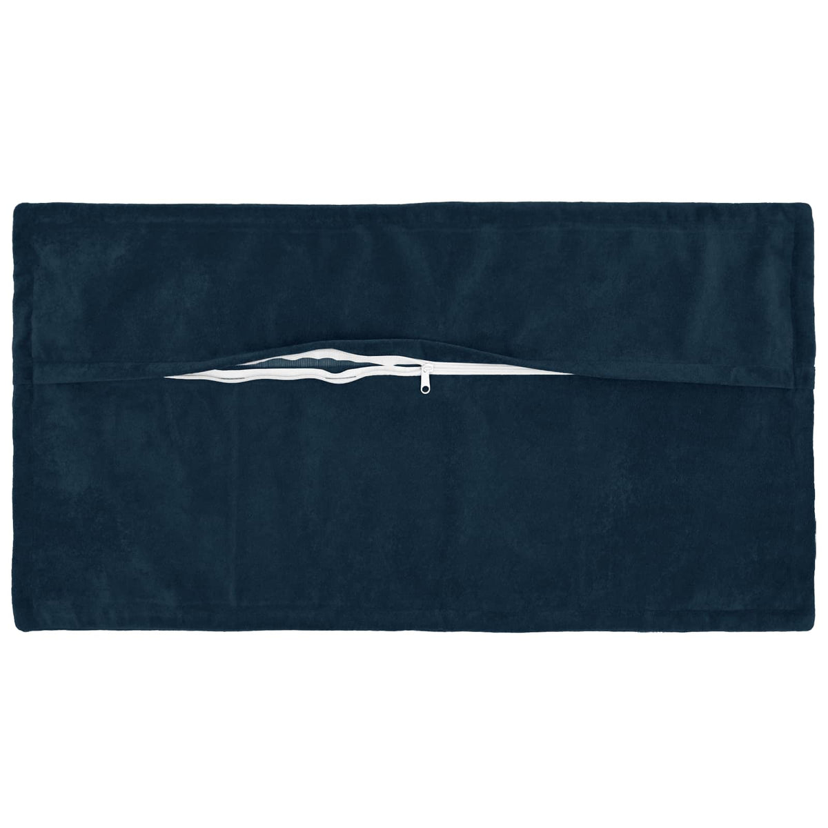 Vidaxl kussensloop 2 pcs houten blauw 40 x 70 cm microfiber fleece