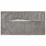 Vidaxl kussensloop 2 pcs houten lichtgrijs 40 x 70 cm
