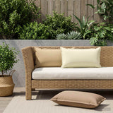 Vidaxl kussensloop 2 st houten beige 40 x 70 cm polyester