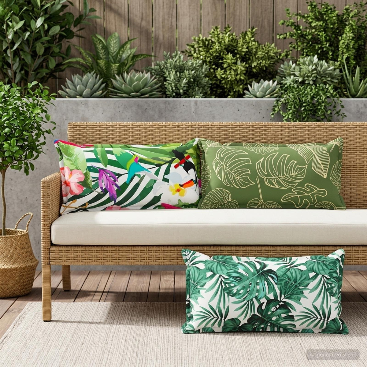 Vidaxl kussensloop 6 st houten meerkleurig 40 x 70 cm polyester