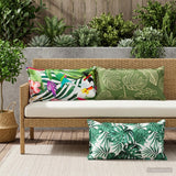 Vidaxl kussensloop 6 st houten bladontwerp 40 x 80 cm polyester