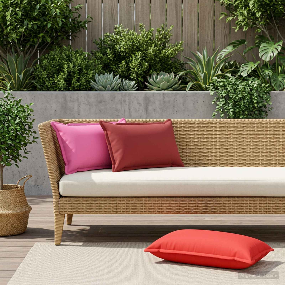 Vidaxl kussensloop 2 st houten roze 40 x 80 cm polyester