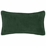 Vidaxl kussensloop 6 pcs houten donkergroen 40 x 70 cm bouclé