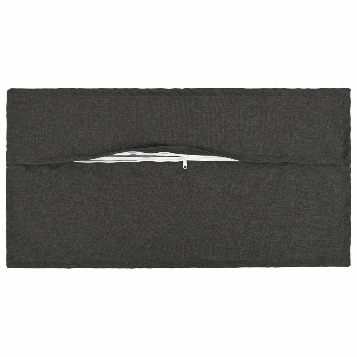 Vidaxl kussensloop 2 pcs houten donkergrijs 40 x 80 cm faux linnen