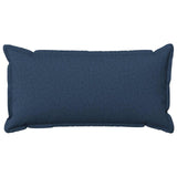 Vidaxl kussensloop 12 pcs houten blauw 40 x 80 cm faux linnen