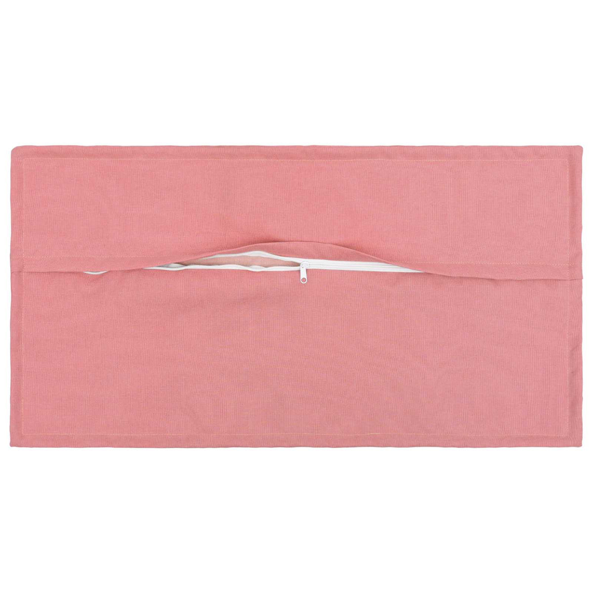 Vidaxl kussensloop 12 pcs houten roze 40 x 80 cm faux linnen
