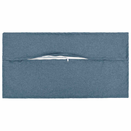 Vidaxl kussensloop 2 pcs houten jeans blauw 40 x 80 cm faux linnen