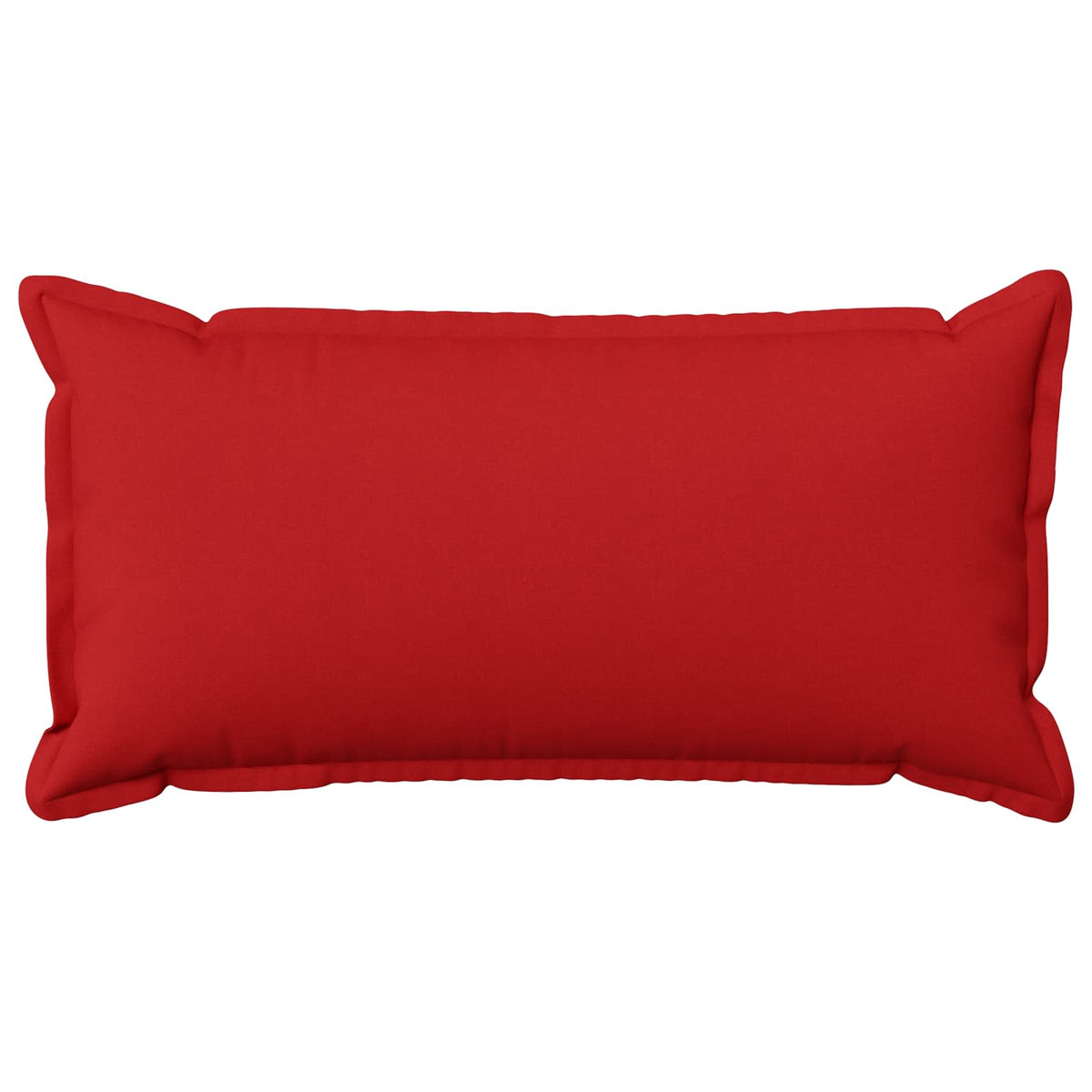 Vidaxl kussensloop 2 pcs houten rood 40 x 80 cm faux linnen