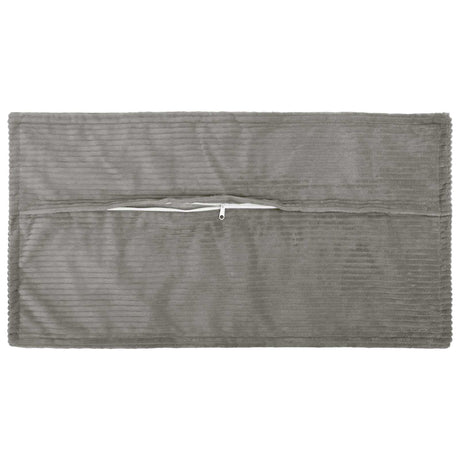 Vidaxl kussensloop 2 st houten lichtgrijs 40 x 80 cm corduroy
