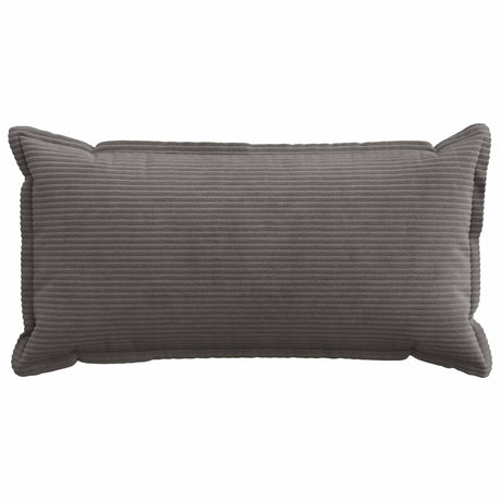 Vidaxl kussensloop 12 st houten donkergrijs 40 x 80 cm corduroy